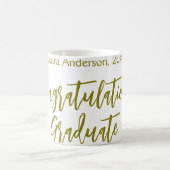 Mug Congratulations graduate golden name class 20XX si (Centre)