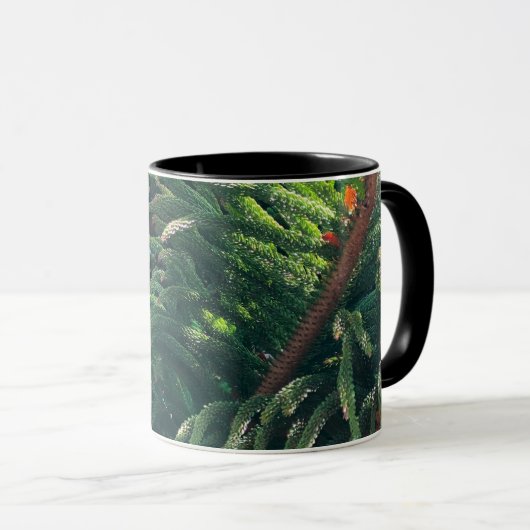 Mug conifère à feuillage persistant de pin (Devant droit)