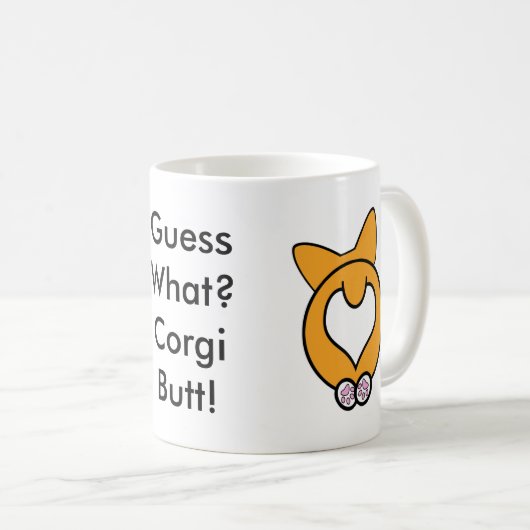 Mug Conjecture ce qui ? Bout de corgi ! (Devant droit)