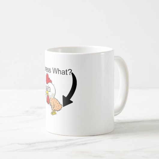 Mug Conjecture ce qui ? Bout de poulet ! Drôle (Devant droit)