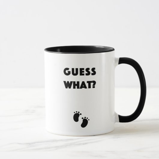 Mug Conjecture quel faire-part de grossesse (Droite)
