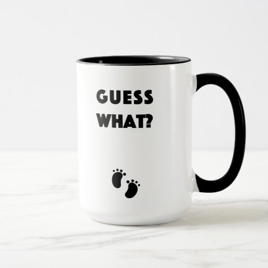 Mug Conjecture quel faire-part de grossesse (Droite)