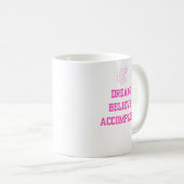 Mug Connais ton rêve Croire Accomplir (Devant droit)