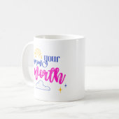 Mug Connais ton rêve Croire Accomplir (Devant gauche)