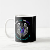 Mug Connaissance turquoise Et Violente Du Suicide Frèr (Gauche)