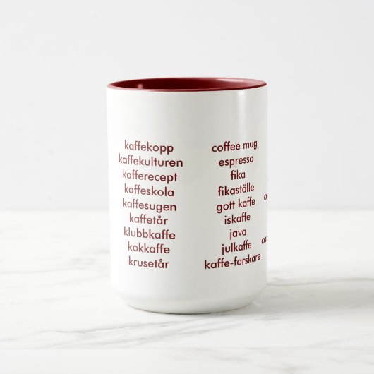 Mug Connaisseur de café (Centre)