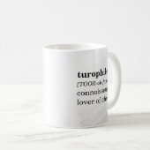 Mug Connaisseur de Turophile de fromage (Devant droit)