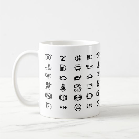 Mug Connaissez vos panneaux d'avertissement (Gauche)