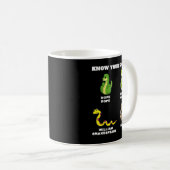 Mug Connaissez Vos Serpents Drôle Noms Danger Noodle N (Devant droit)