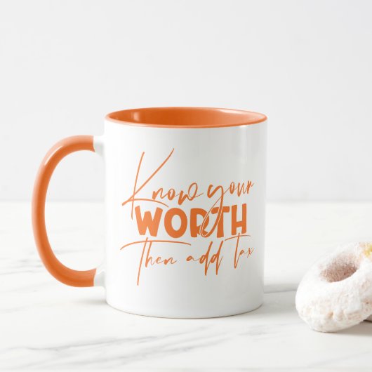 Mug Connaissez Votre Véritable Citation Motivationnell (Avec donut)