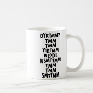 Mug Connaissez-vous l'homme au muffin Dyktmm Nostalgie