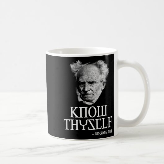 Mug Connaissez-Vous Socrates Descartes Schopenhauer Ph (Droite)