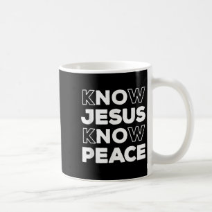 Mug Connaître Jésus connaître la paix chrétienne foi é