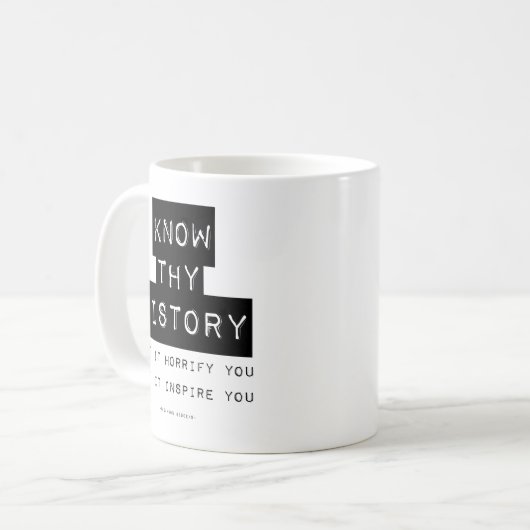 Mug Connaître ton histoire (Devant gauche)