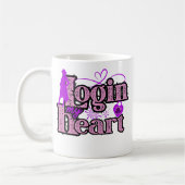 Mug Connectez-vous à mon coeur. Saint-Valentin (Gauche)