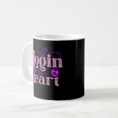 Mug Connectez-vous à mon coeur. Saint Valentin.Mug (Devant gauche)