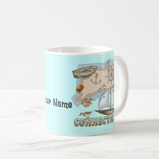 Mug Connecticut (Devant droit)