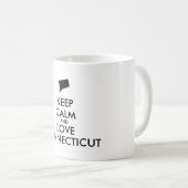 MUG CONNECTICUT PERSONNALISABLE ET CONNECTICUT AMOUR (Devant droit)