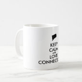 MUG CONNECTICUT PERSONNALISABLE ET CONNECTICUT AMOUR (Devant gauche)