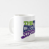 Mug Connecticut surnom Word Art (Devant gauche)