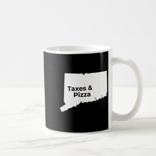 Mug Connecticut Taxes &amp; Connecticut Zza  (Droite)