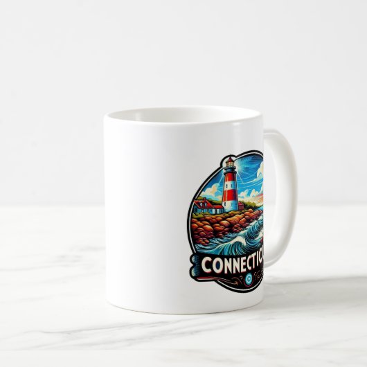 Mug Connecticut USA (Devant droit)