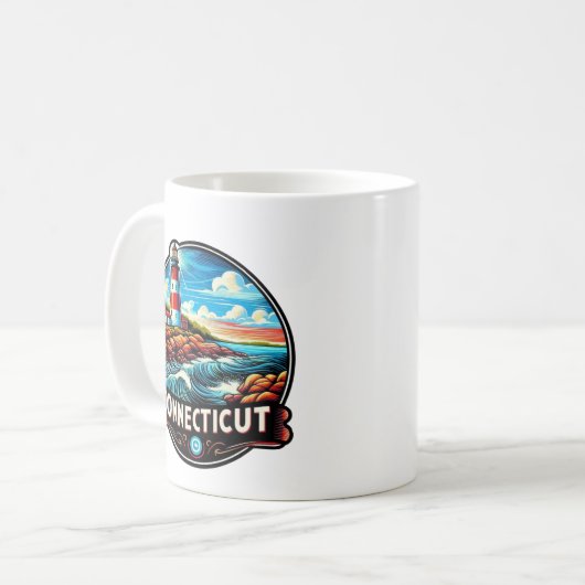 Mug Connecticut USA (Devant gauche)