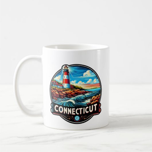 Mug Connecticut USA (Gauche)