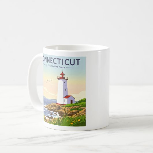 Mug Connecticut vintage (Devant gauche)