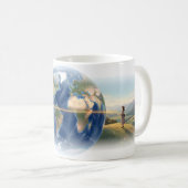 Mug Connection Fil Doré À Travers Le Monde (Devant droit)