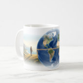 Mug Connection Fil Doré À Travers Le Monde (Devant gauche)