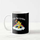 Mug Connerie le système conception drôle d'ours (Gauche)