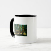 Mug Connexion automatique dans la forêt géante, séquoi (Devant gauche)