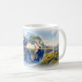 Mug Connexion Mondiale à travers les chemins de mo (Devant droit)