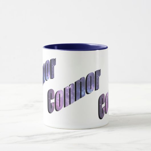Mug Connor, Nom, Logo, (Centre)