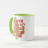 Mug Connu pour réagir en exagération (Devant gauche)