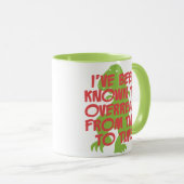 Mug Connu pour réagir en exagération (Devant droit)