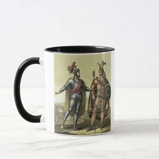 Mug Conquérant avec un chef de Natif américain (Gauche)