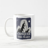 Mug Conquérir les pics Motivational Mountain Design (Gauche)