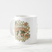 Mug Conquérir les rêves & des choses de niveau A+ Desi (Devant gauche)