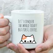 Mug "Conquérons le monde aujourd'hui ! Mais tout d'abo