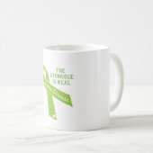 Mug Conscience de la maladie de Lyme - la lutte est (Devant droit)
