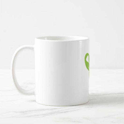 Mug Conscience de la maladie de Lyme - la lutte est (Gauche)