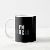Mug Conscience de la surdose Je vais bien Grief cassé (Gauche)