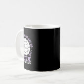 Mug Conscience de l'épilepsie Mes ondes cérébrales son (Devant gauche)