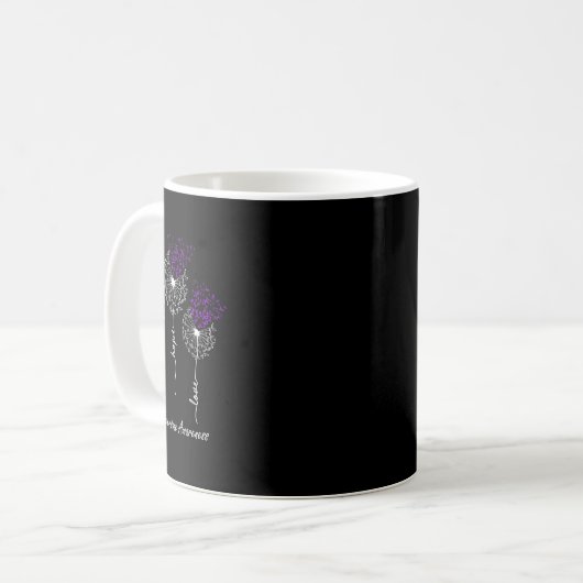 Mug Conscience de l'overdose de drogue Foi Espoir Amou (Devant gauche)