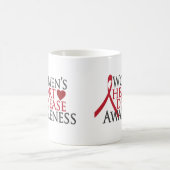 Mug Conscience de maladie cardiaque des femmes (Centre)