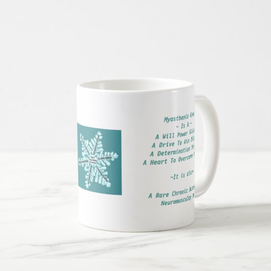 Mug Conscience de myasthénie gravis (Devant droit)