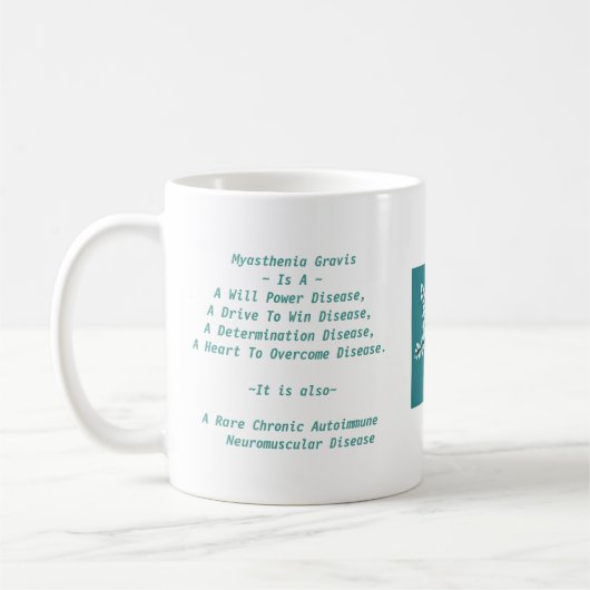 Mug Conscience de myasthénie gravis (Gauche)