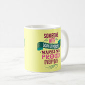 Mug Conscience de syndrome de Down (Devant droit)